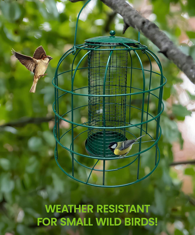 Squirrel Resistant Mesh Tube Bird Feeder-2