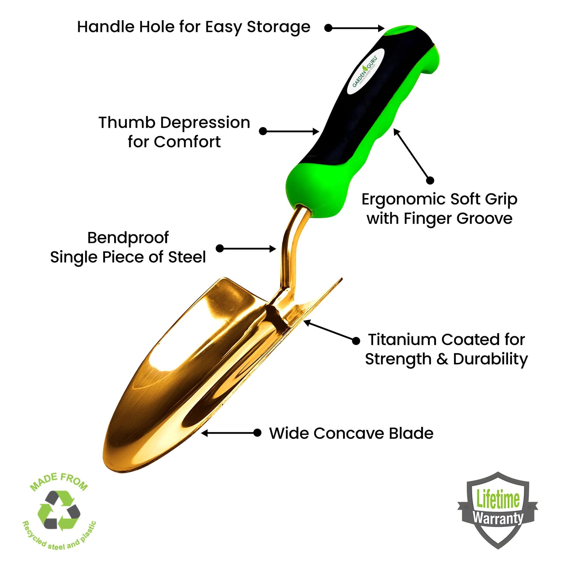 Titanium Garden Trowel-3
