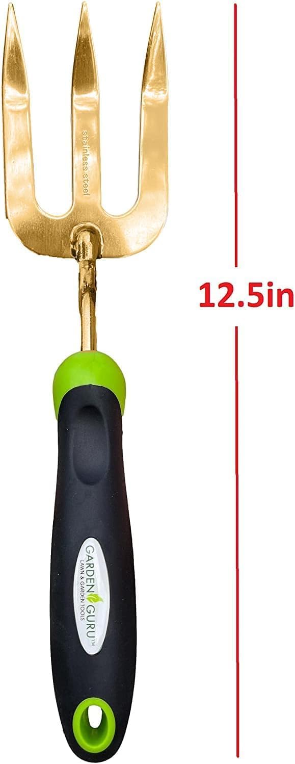 Titanium Hand Weeder Fork Tool-4