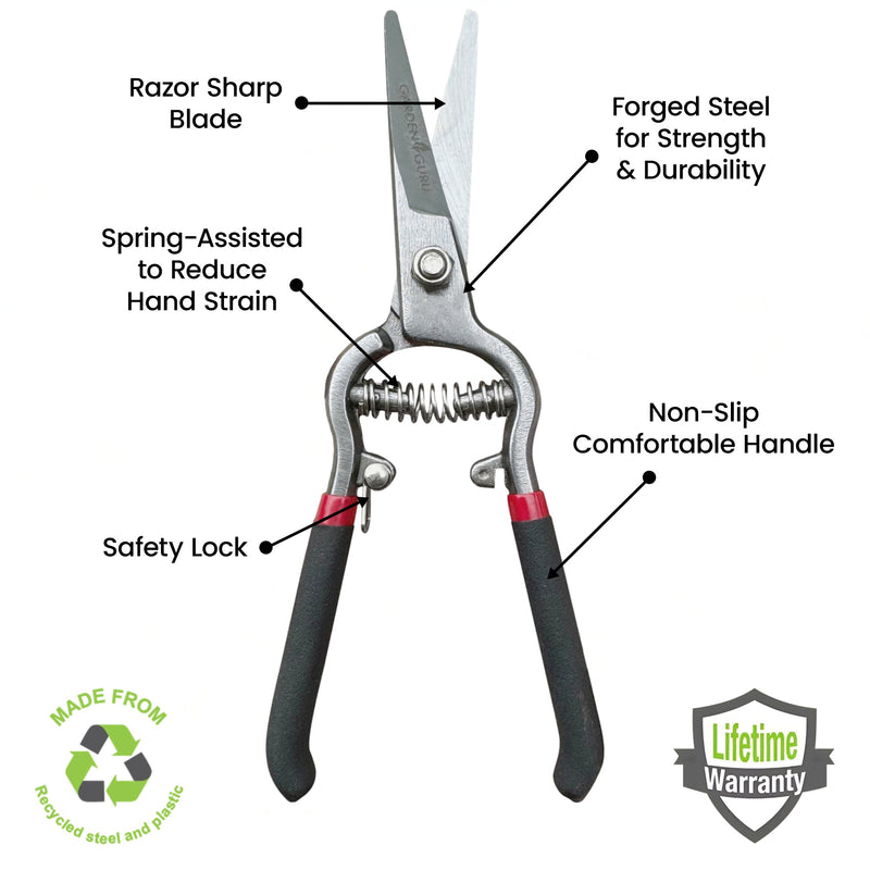 Classic Straight Blade Garden Bypass Pruners-3