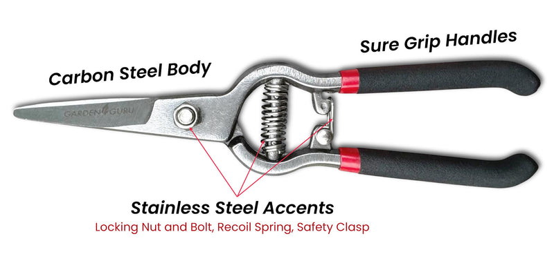 Classic Straight Blade Garden Bypass Pruners-5