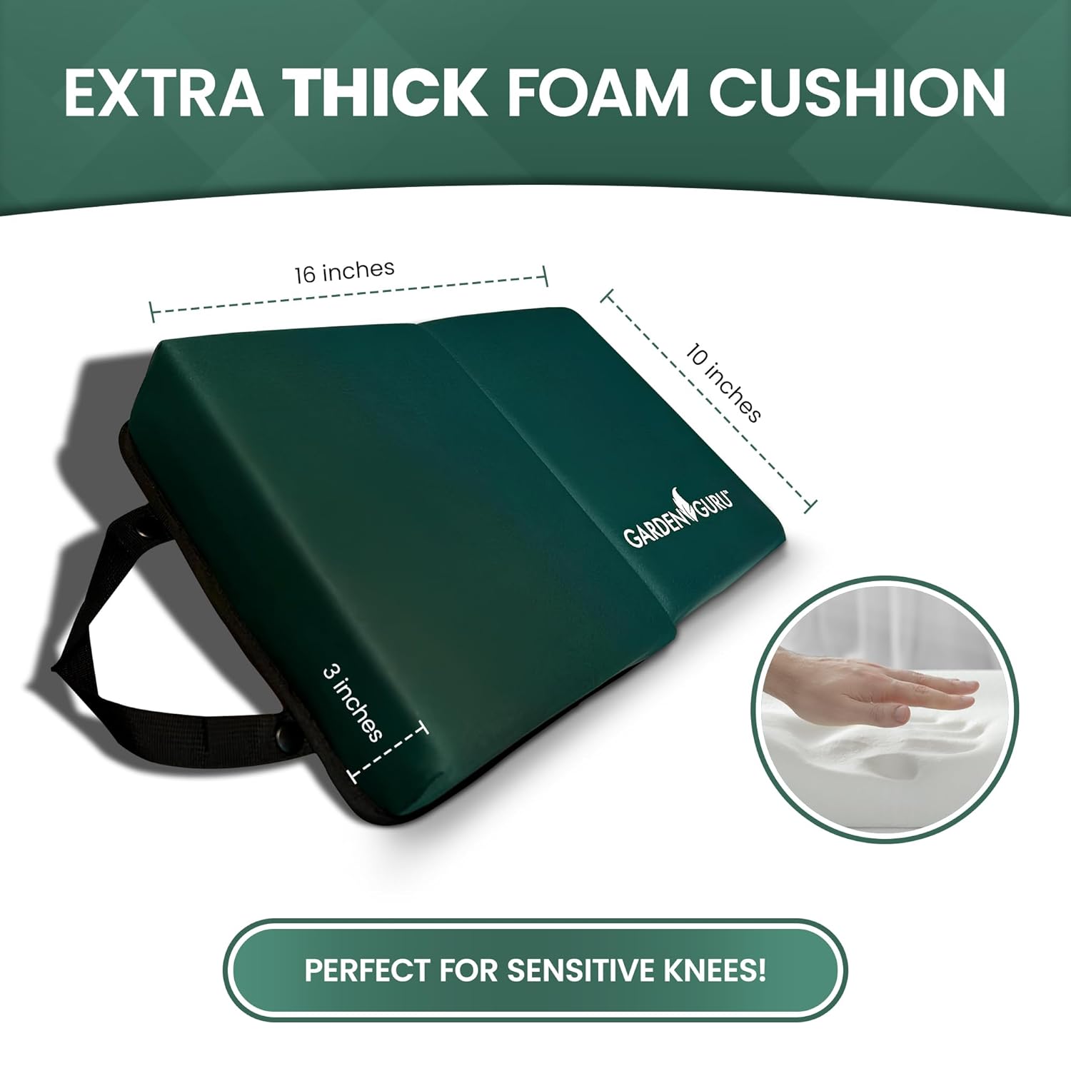 Extra Thick Garden Kneeler Pad-3