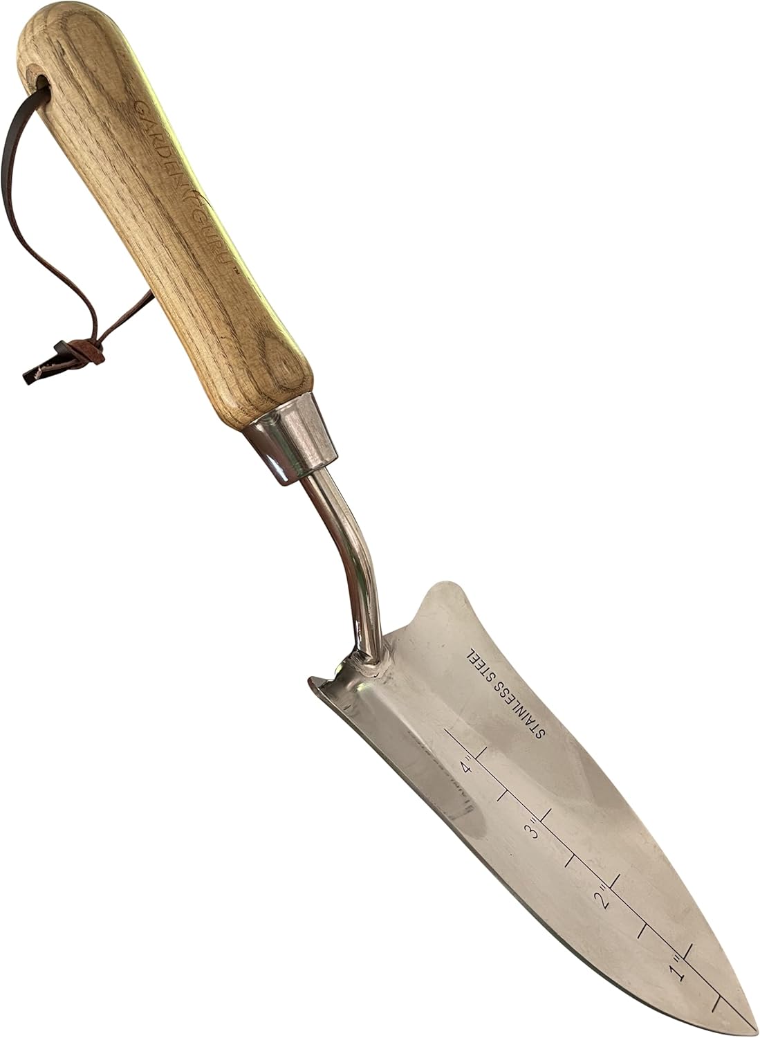 Stainless Steel Transplanter Trowel (classic wood handle)