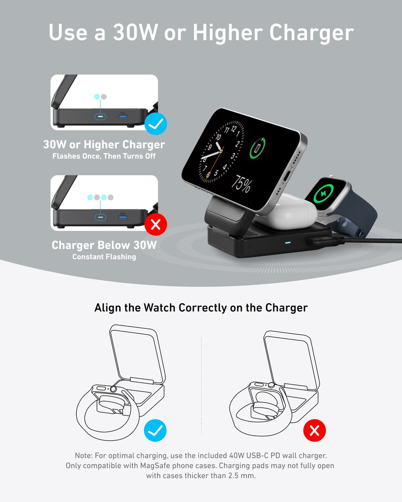 Anker MagGo Wireless Charging Station (Foldable 3-in-1)-20
