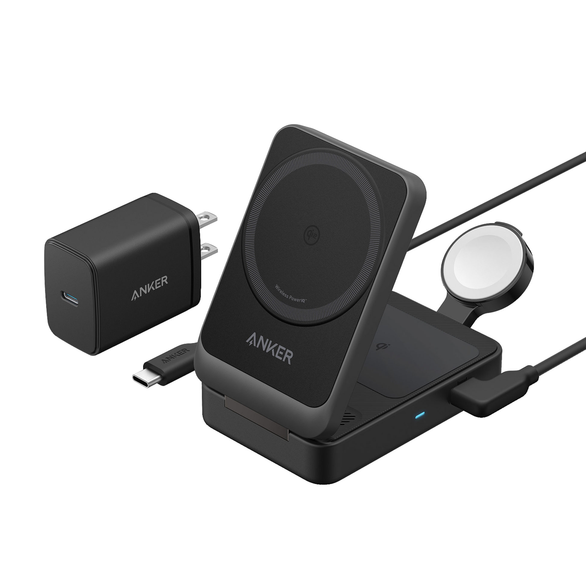 Anker MagGo Wireless Charging Station (Foldable 3-in-1)-11