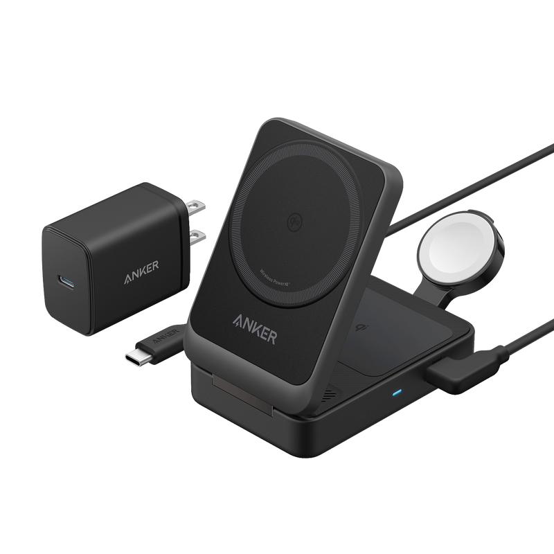Anker MagGo Wireless Charging Station (Foldable 3-in-1)-11