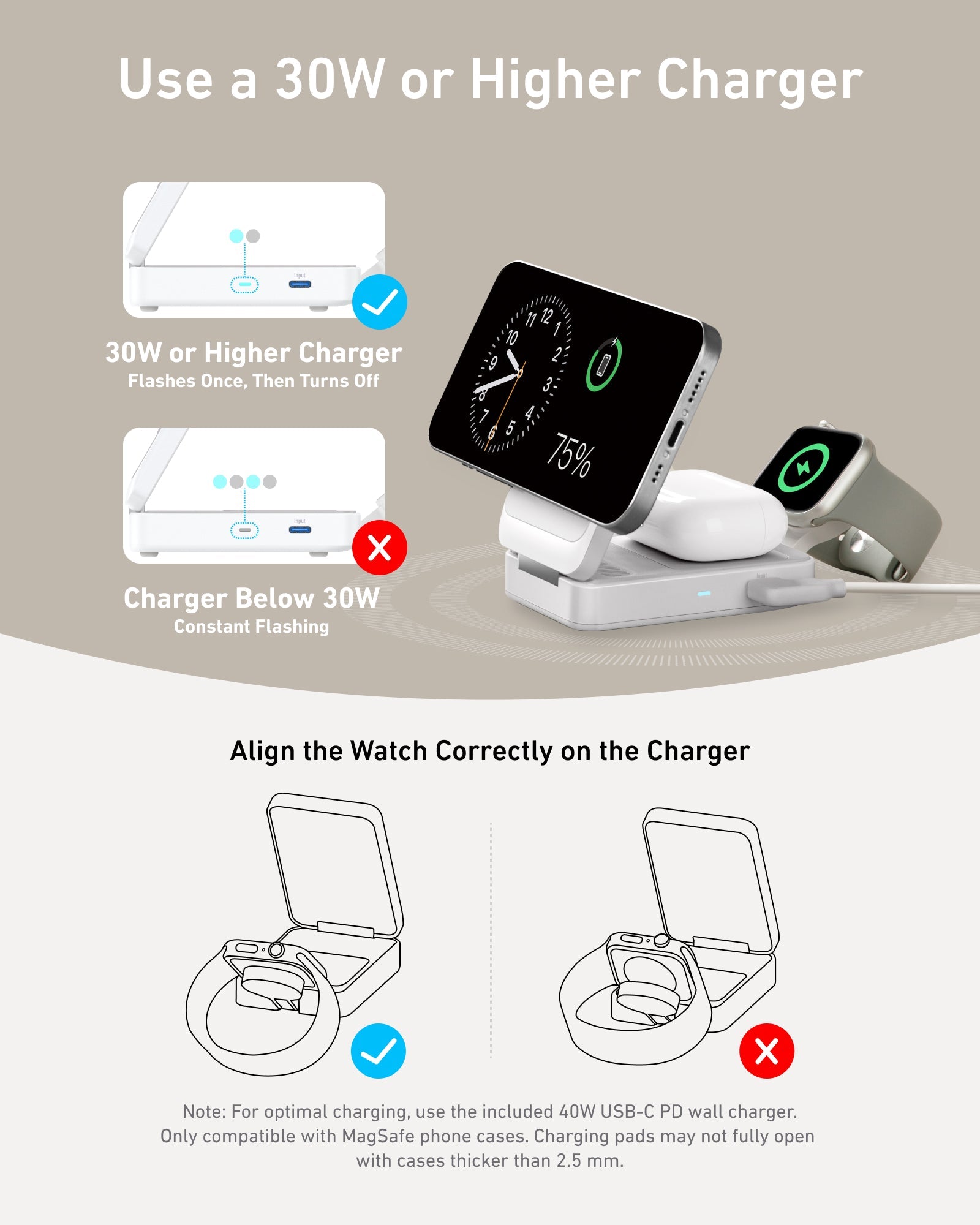 Anker MagGo Wireless Charging Station (Foldable 3-in-1)-10