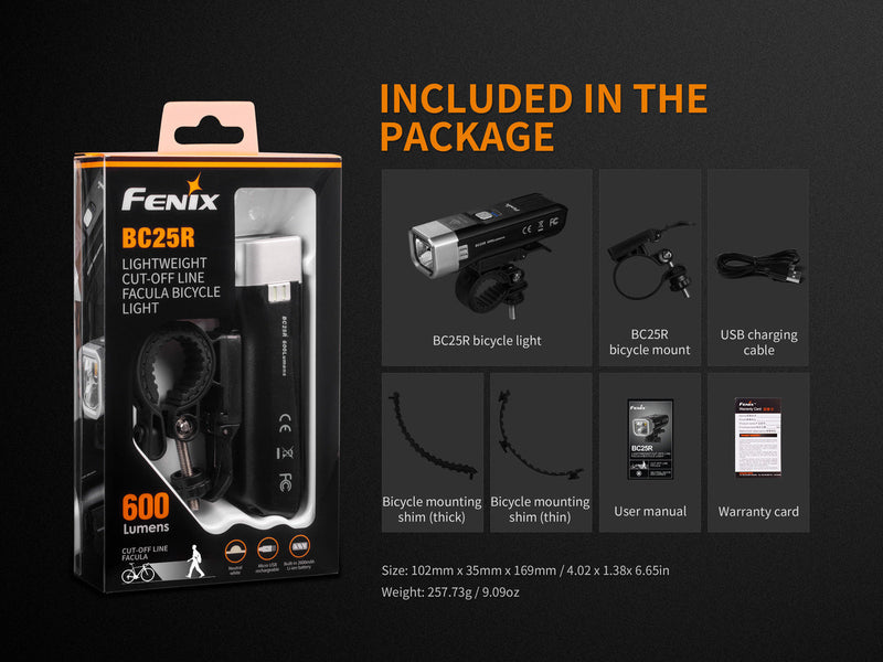 Fenix BC25R LED Bike Light-13