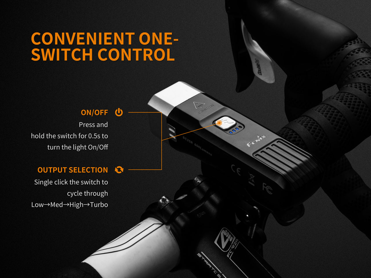Fenix BC25R LED Bike Light-4