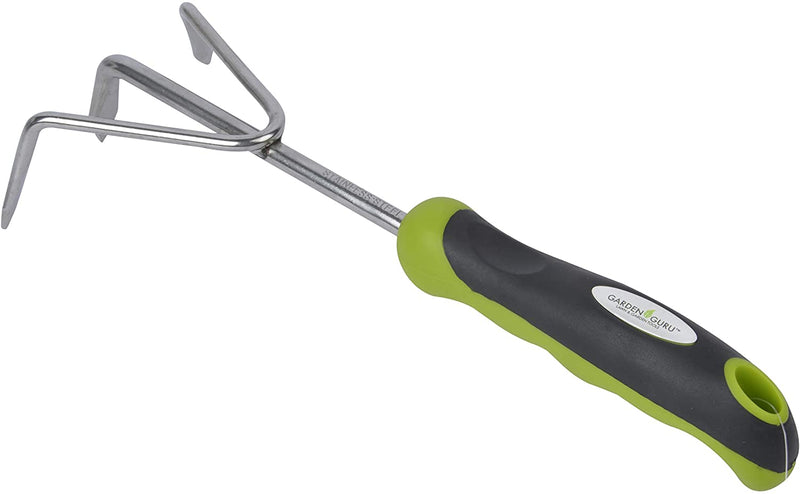 Stainless Steel 3pc Gardening Tool Set (Includes Trowel Transplanter Cultivator)-3