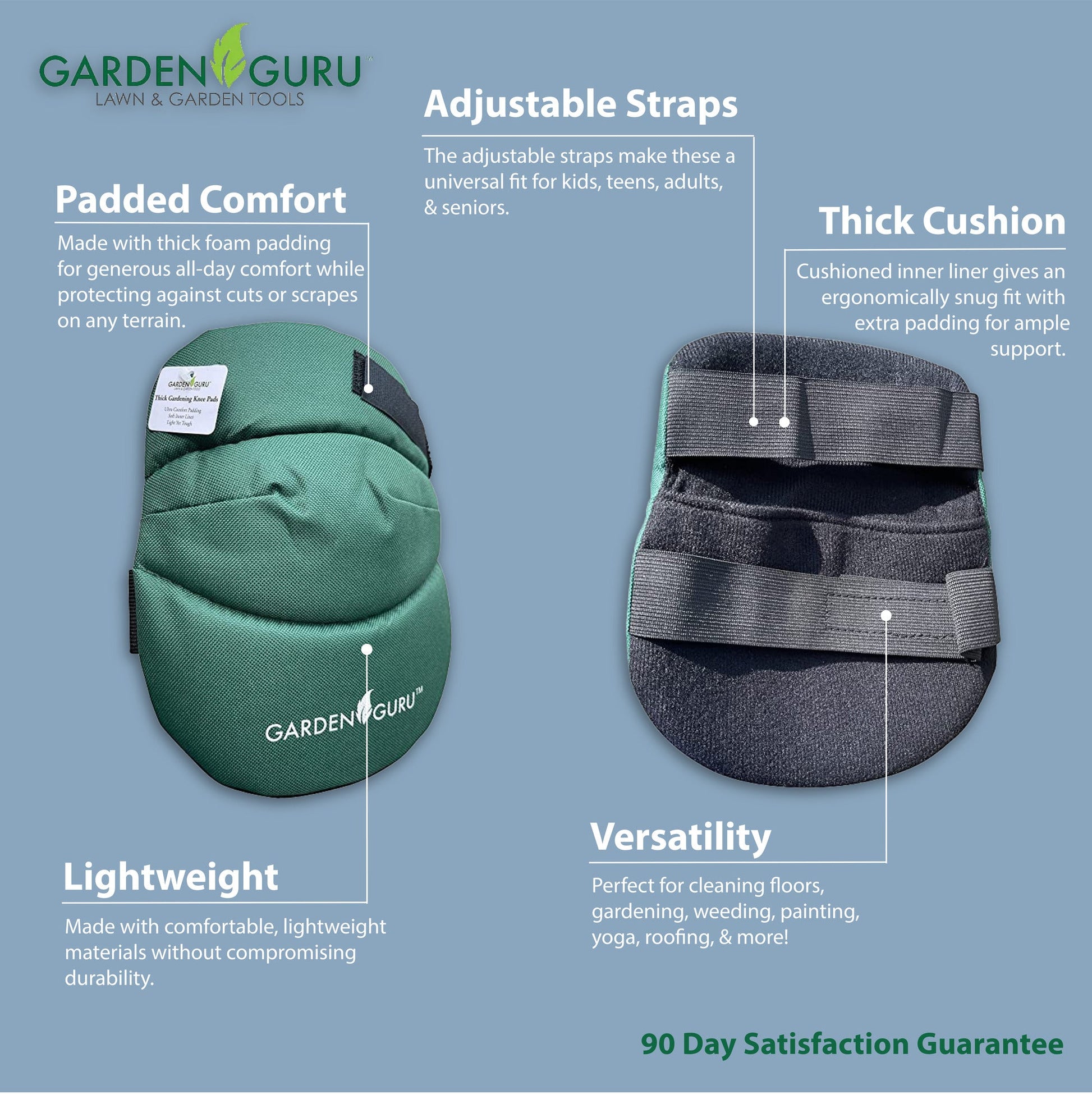 Extra Cushioned Gardening Kneepads-5