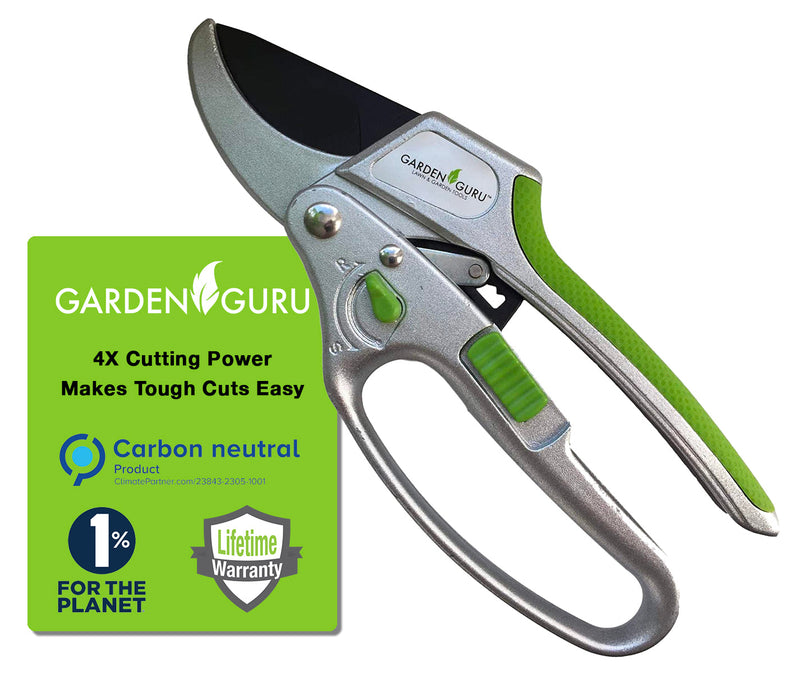 2-in-1 Garden Ratchet Pruning Shears Clippers-2