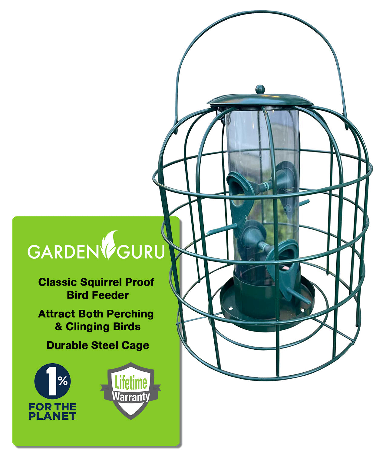 Squirrel Resistant Tube Bird Feeder-2