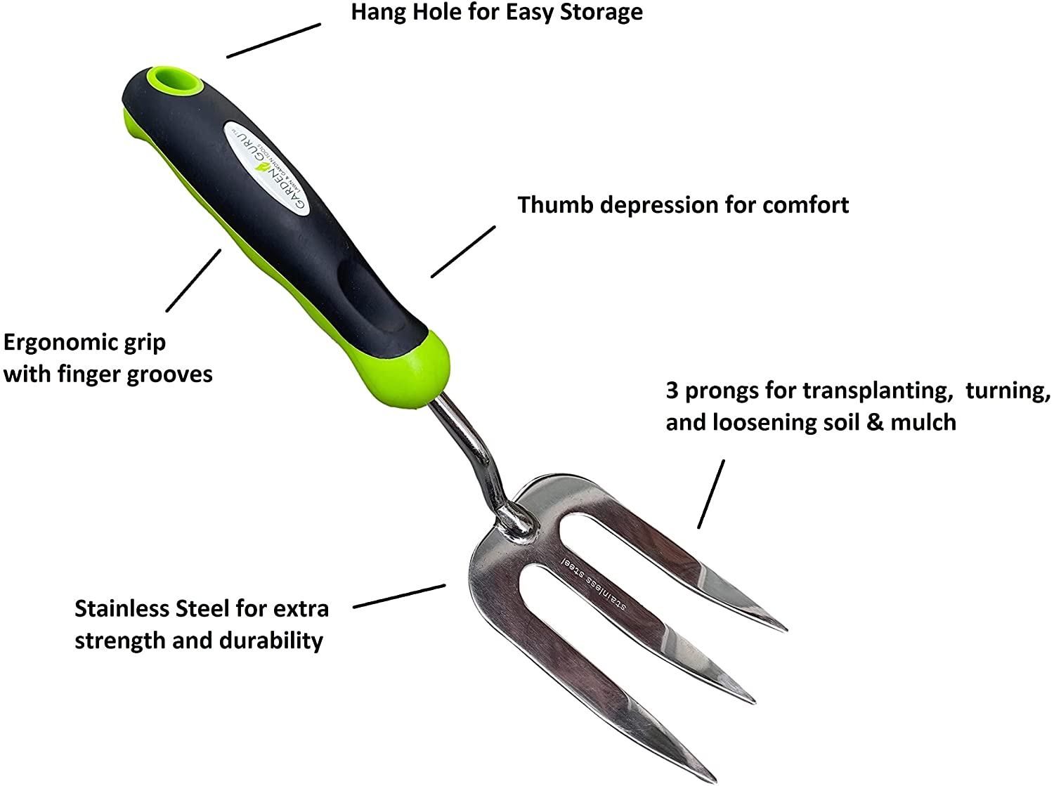 Garden Hand Fork Weeder Tool-3