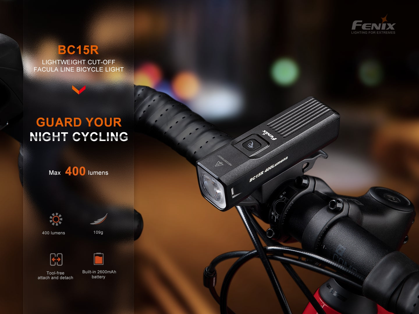 Fenix BC15R Lightweight Rechargeable Bicycle Light-2
