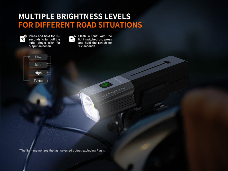 Fenix BC22R High-Performance Road Bike Light-8