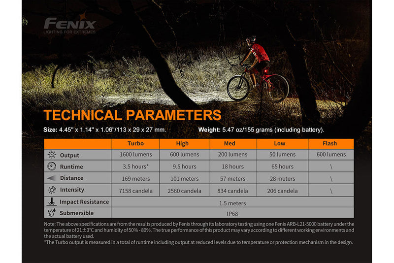 Fenix BC26R LED Bike Light-14