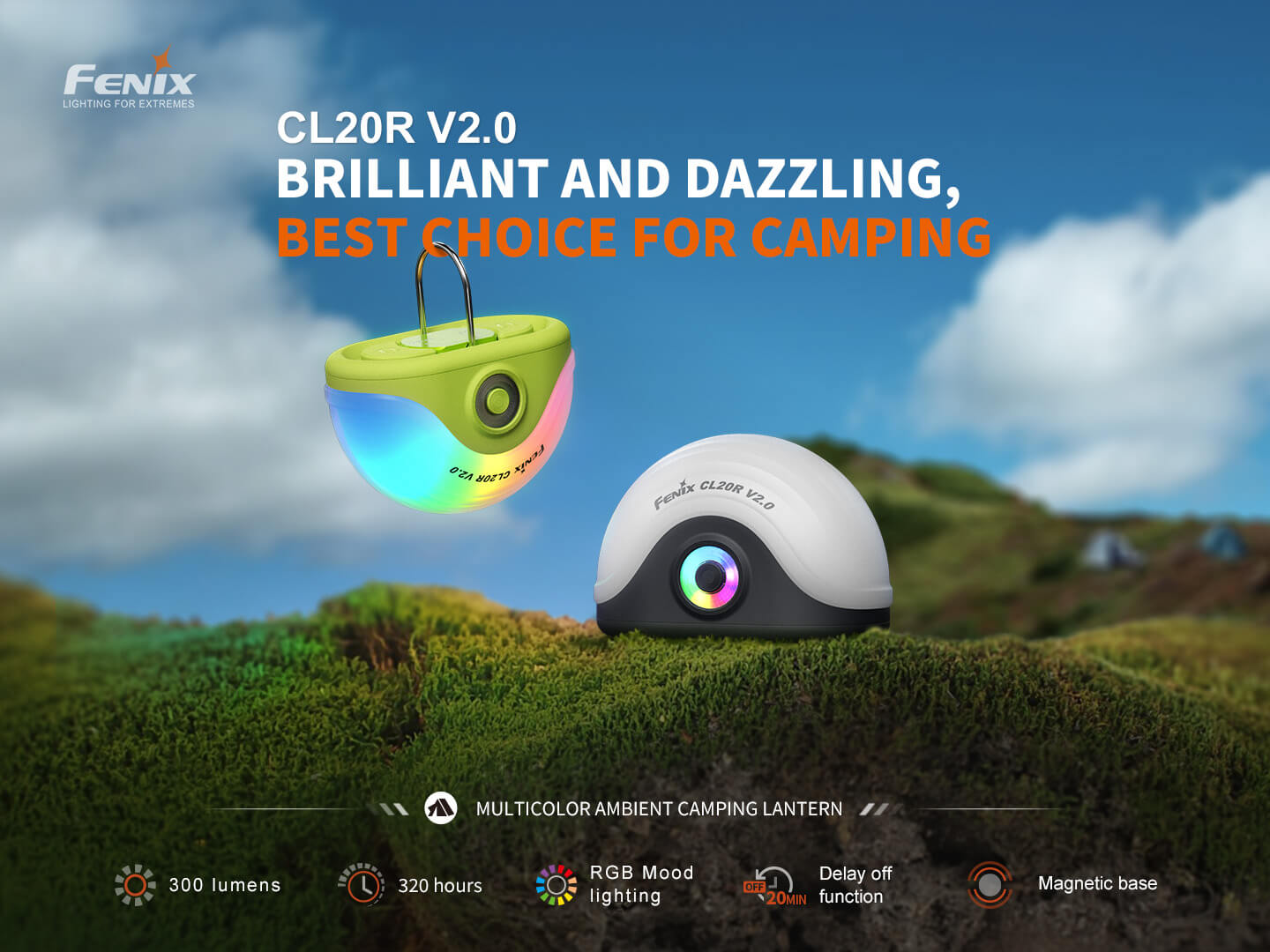Fenix CL20R V2 Multicolor Camping Lantern-2