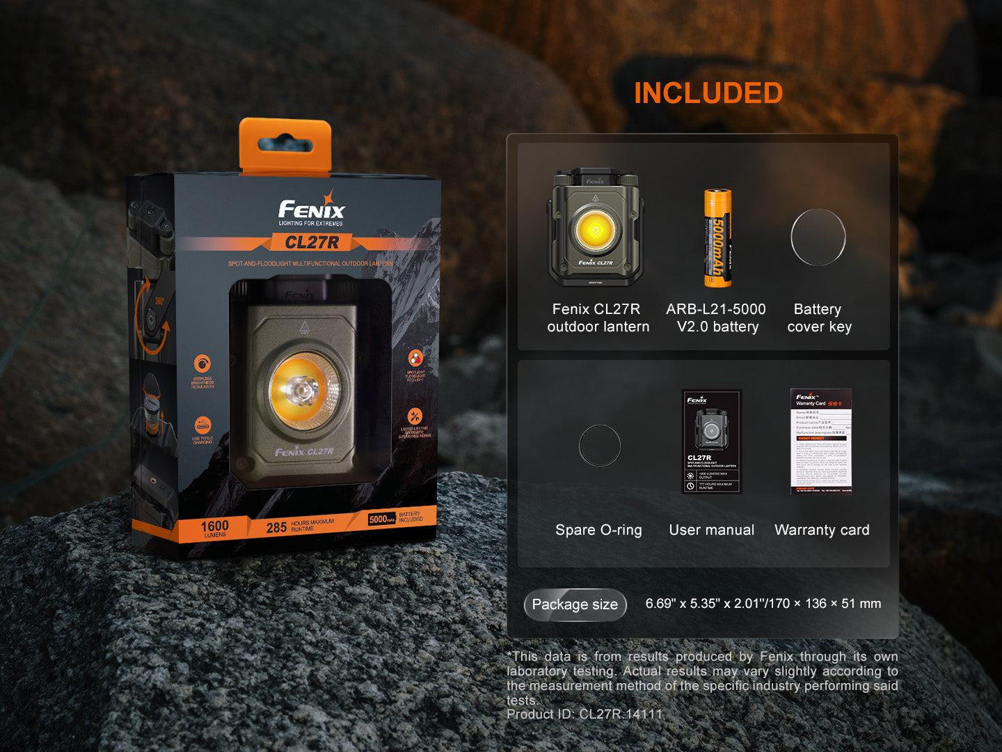 Fenix CL27R Multifunctional Outdoor Lantern-20