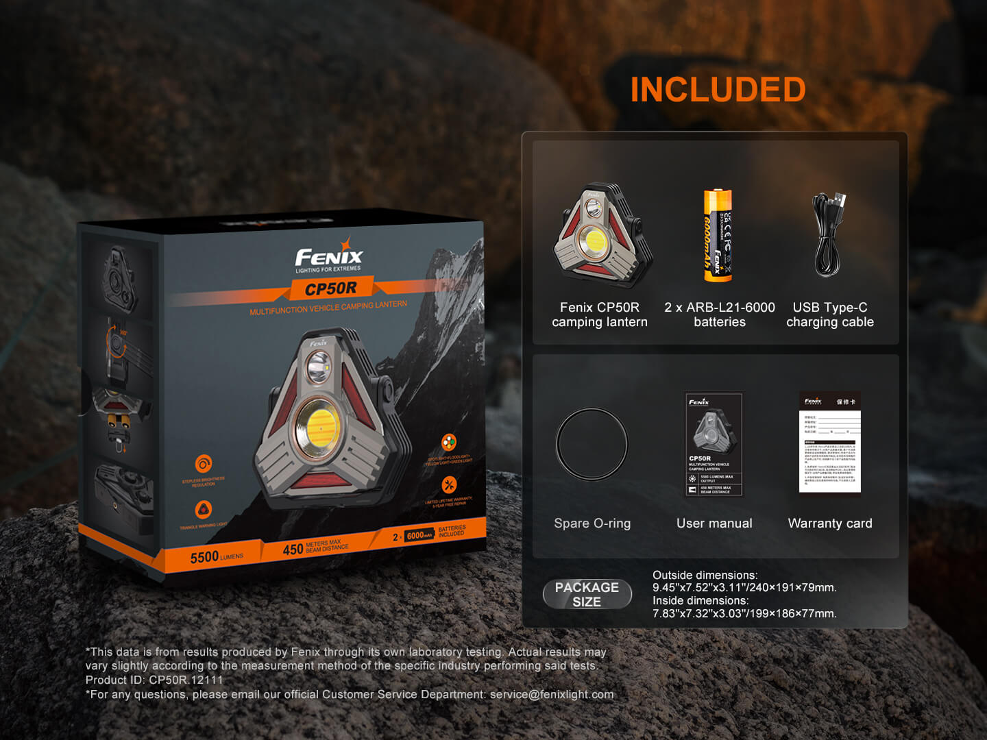 Fenix CP50R Road Hazard Camping Lantern-17