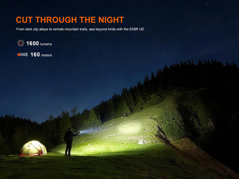 Fenix E08R UE Multi-Light EDC Flashlight With Red Light & Green Laser-4