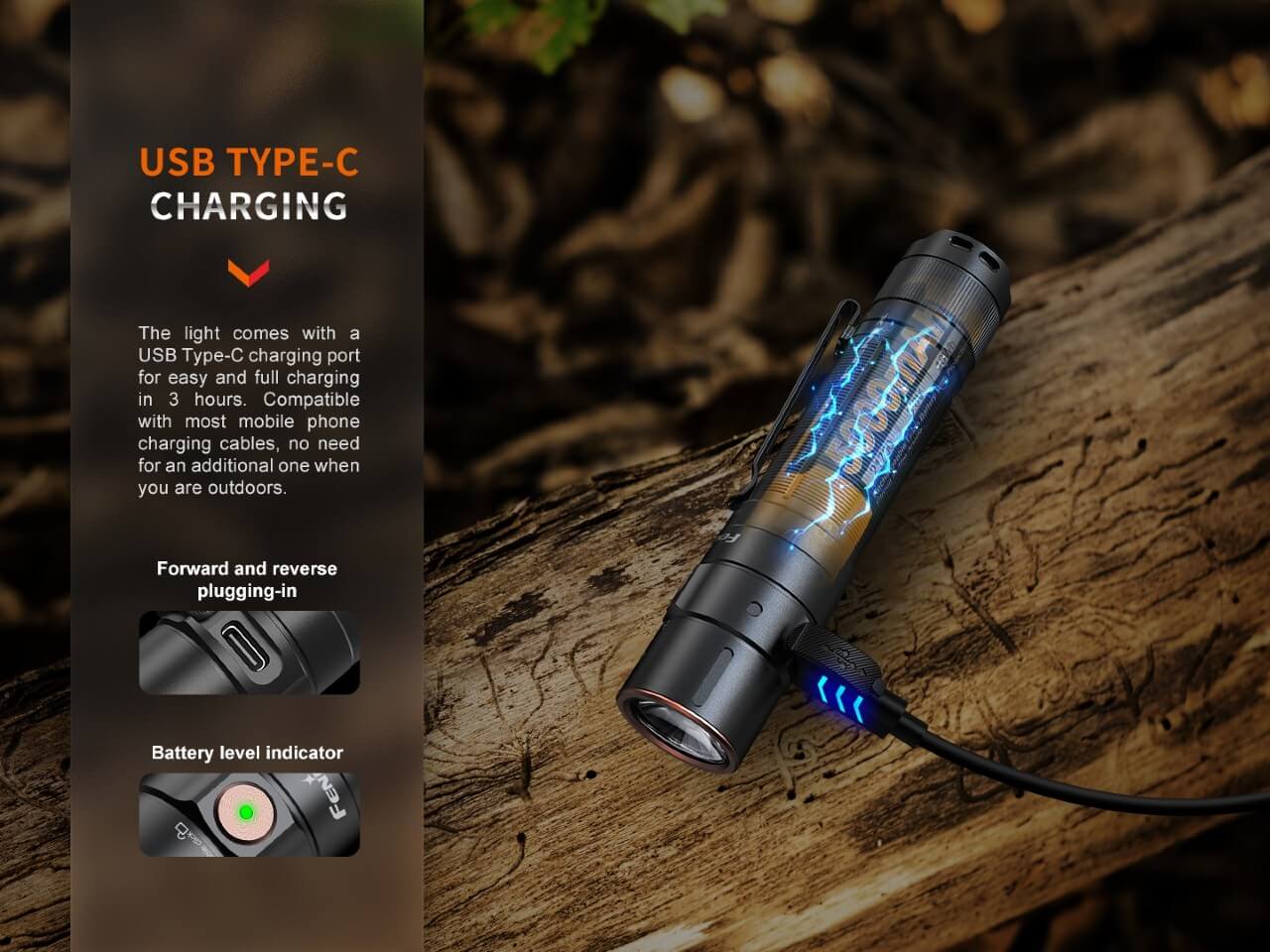 Fenix E35R High-Performance Rechargeable LED Flashlight-10