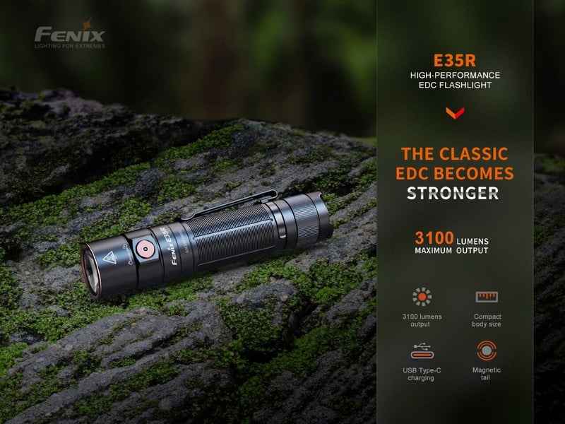 Fenix E35R High-Performance Rechargeable LED Flashlight-4