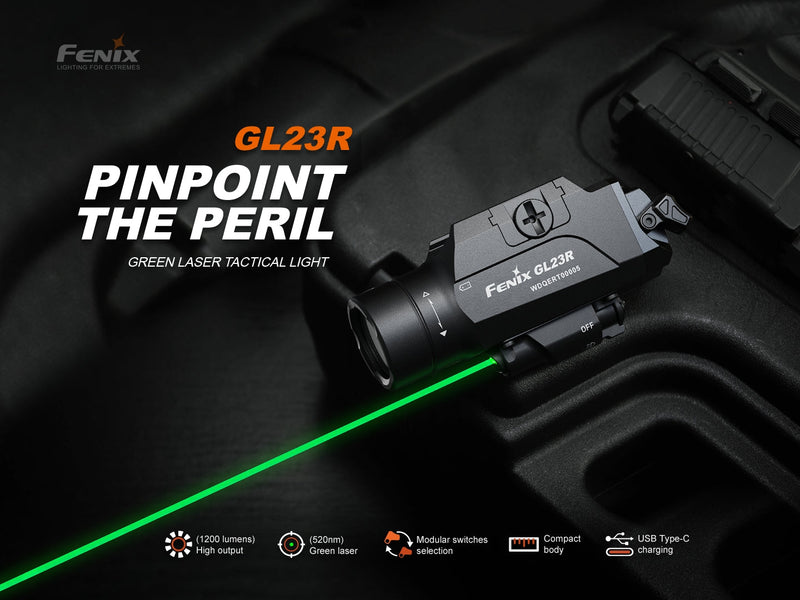 Fenix GL23R Green Laser Tactical Light-2