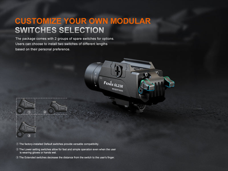Fenix GL23R Green Laser Tactical Light-5