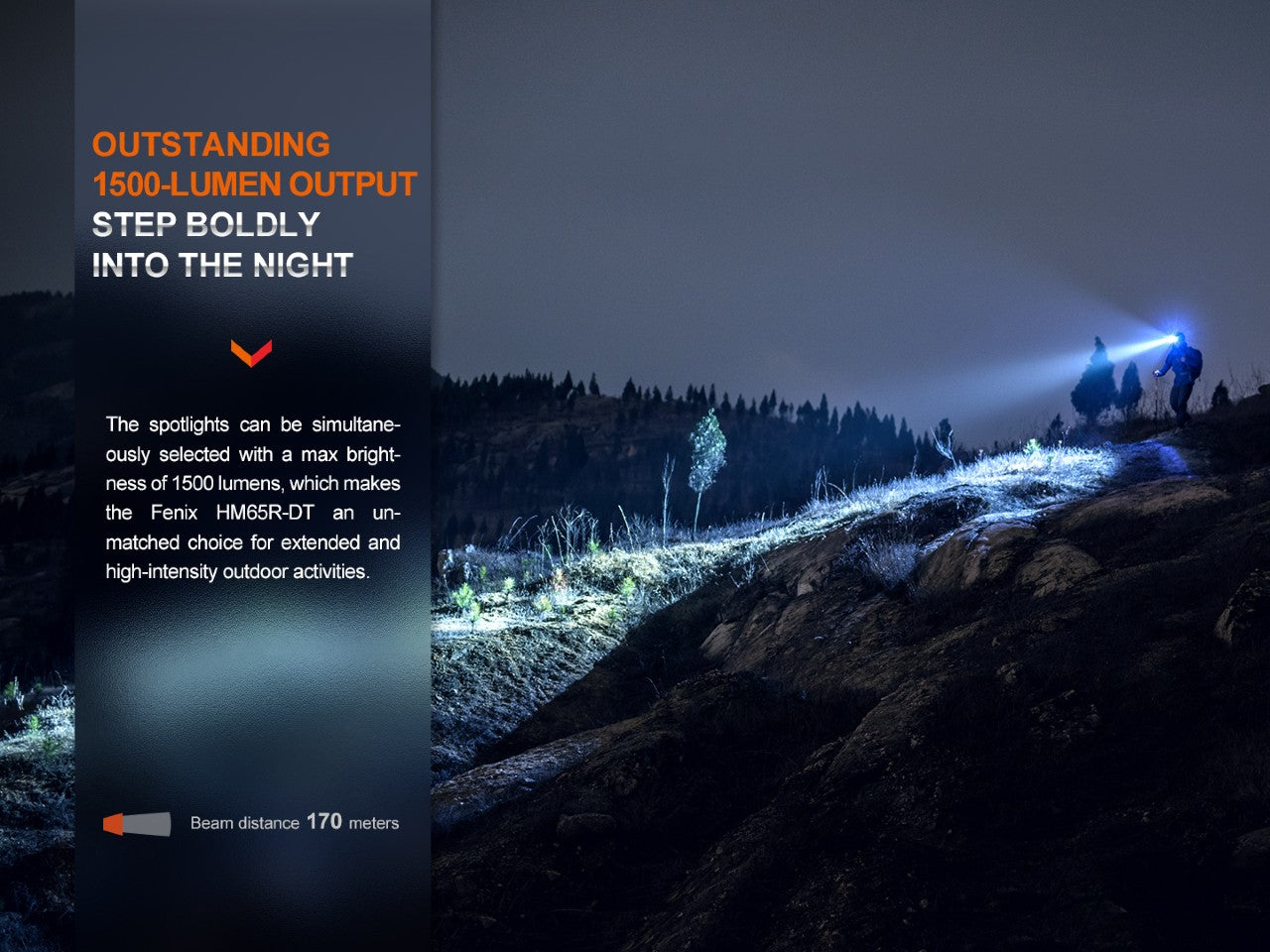 Fenix HM65R-DT Trail Running LED Headlamp-12