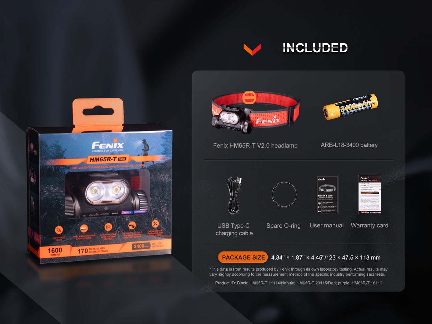 Fenix HM65R-T V2 Rechargeable Lightweight Trail Running Headlamp-19