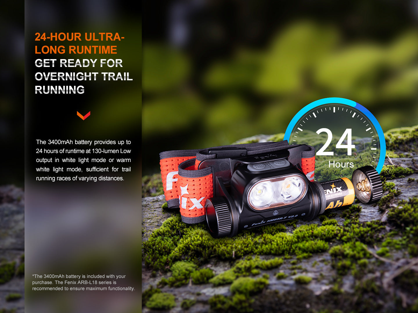 Fenix HM65R-T V2 Rechargeable Lightweight Trail Running Headlamp-10