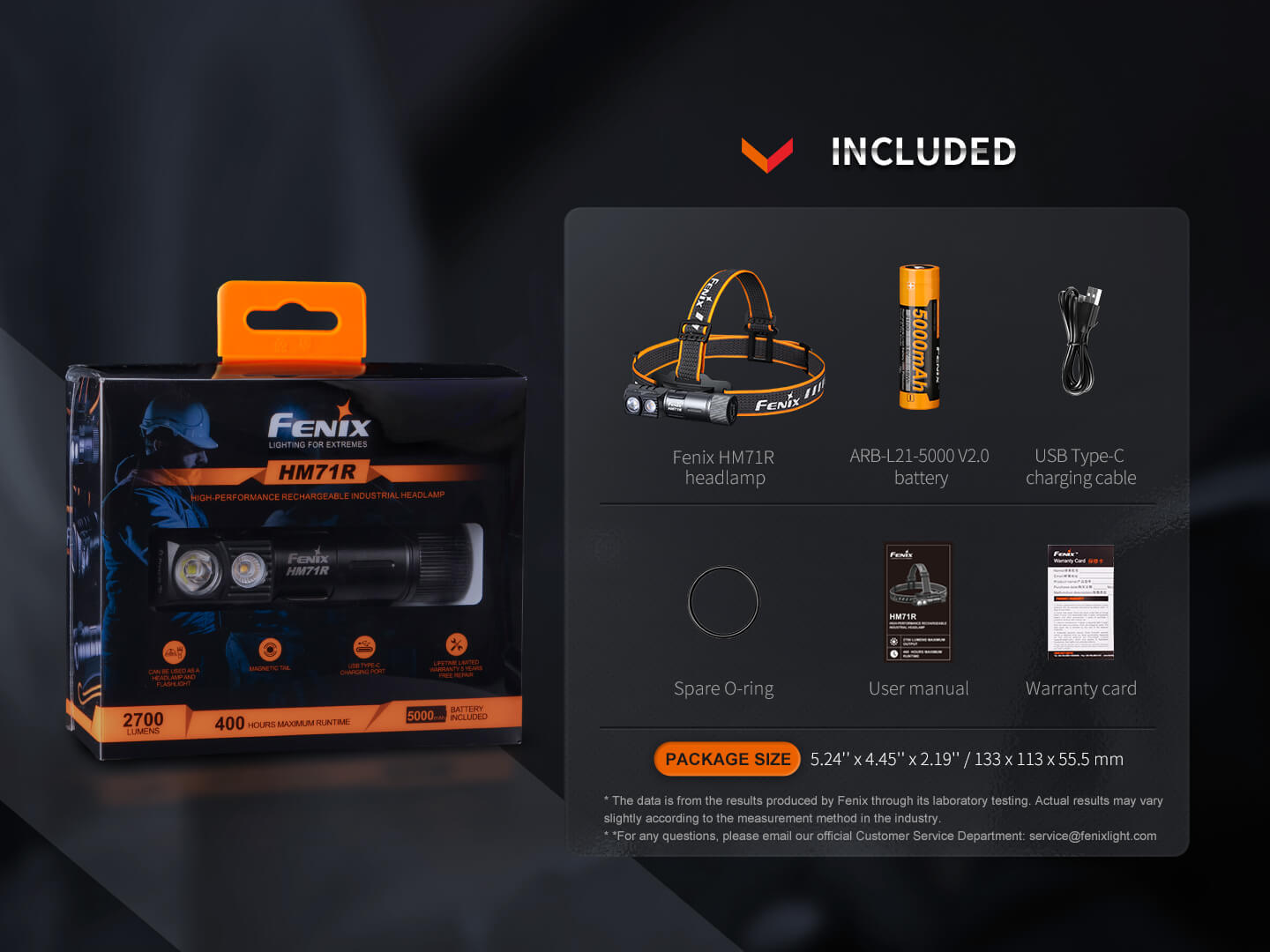 Fenix HM71R Rechargeable Industrial LED Headlamp-18