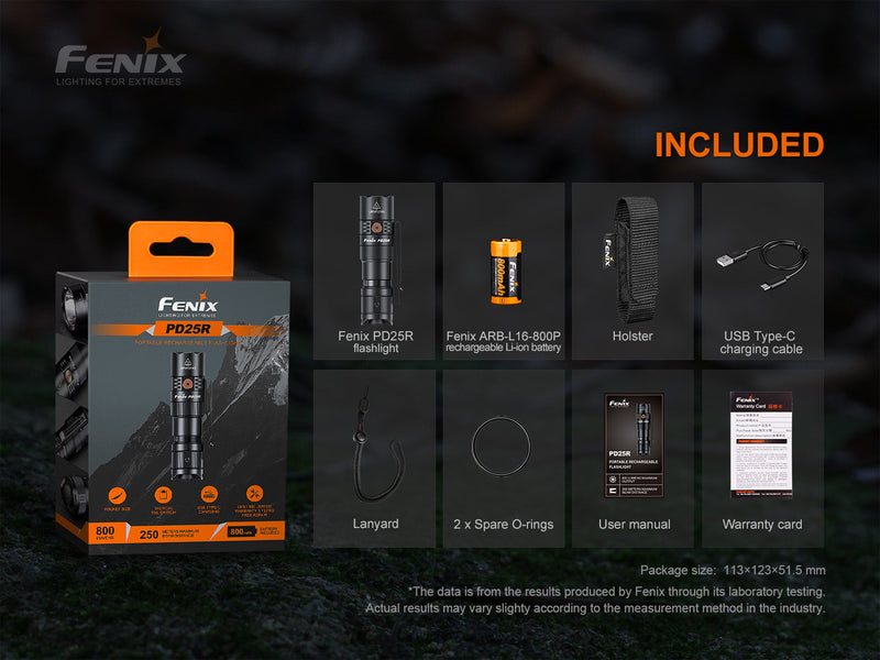 Fenix PD25R Rechargeable LED Flashlight-14