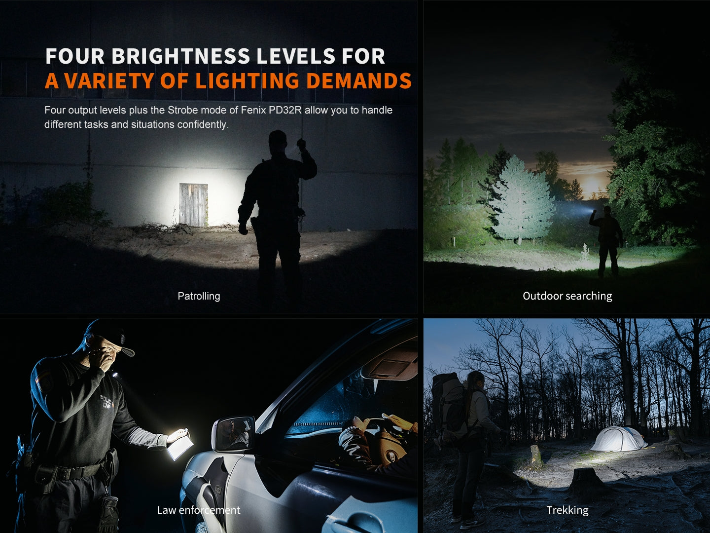 Fenix PD32R Rechargeable Silent Switch LED Flashlight-5