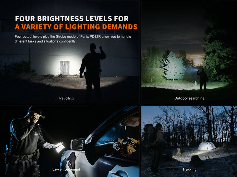 Fenix PD32R Rechargeable Silent Switch LED Flashlight-5