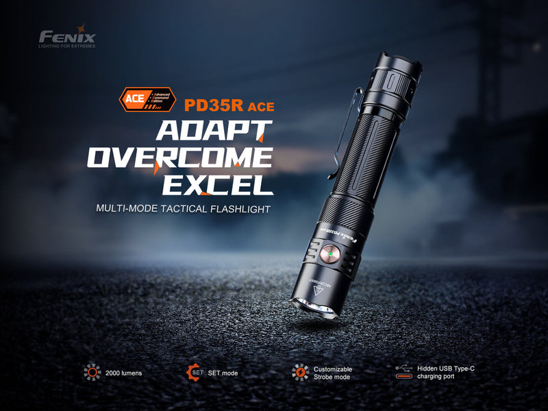 Fenix PD35R ACE Multi-mode Tactical Flashlight-3