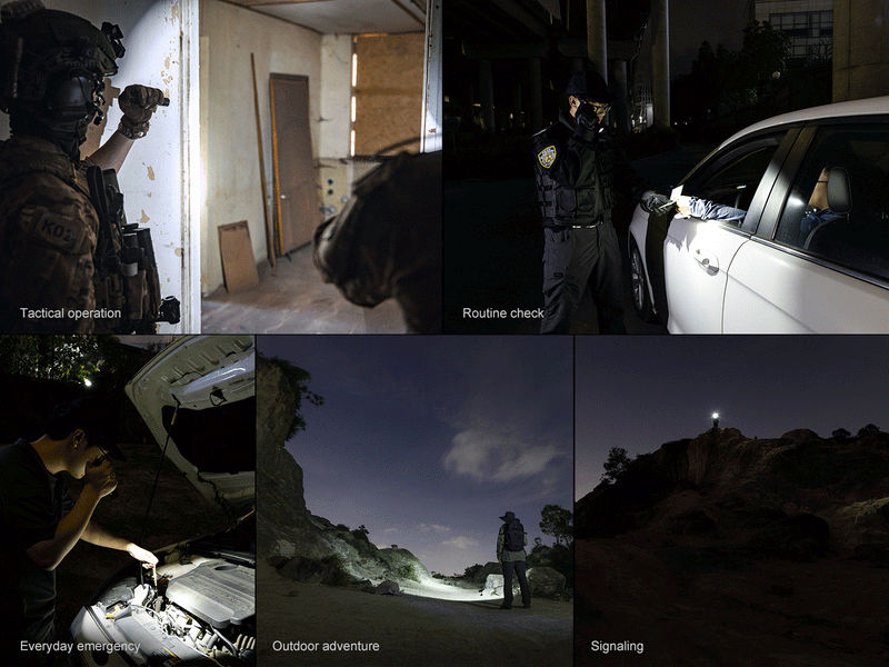 Fenix PD35R ACE Multi-mode Tactical Flashlight-11
