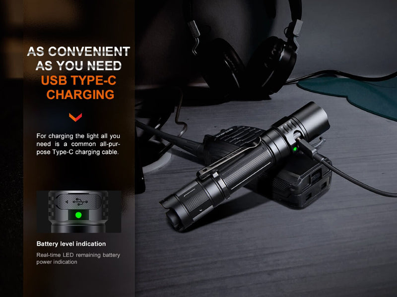 Fenix PD35R Compact Rechargeable Tactical Flashlight-6