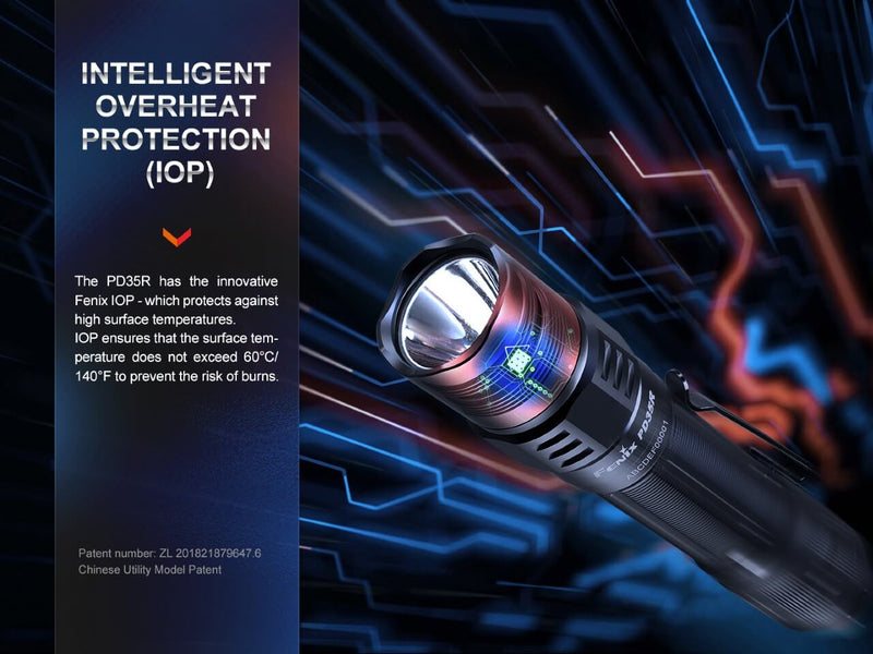 Fenix PD35R Compact Rechargeable Tactical Flashlight-8