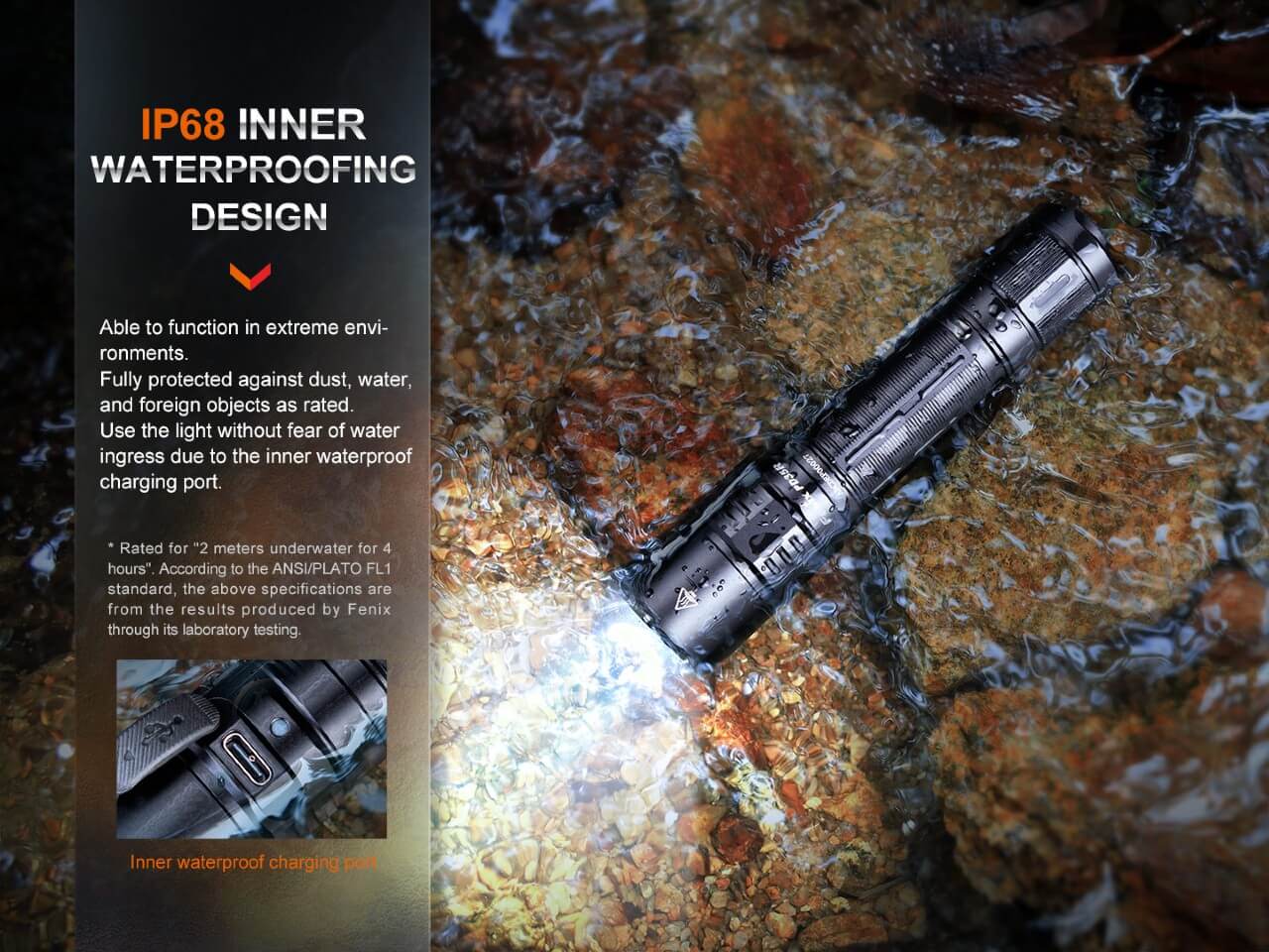 Fenix PD35R Compact Rechargeable Tactical Flashlight-10