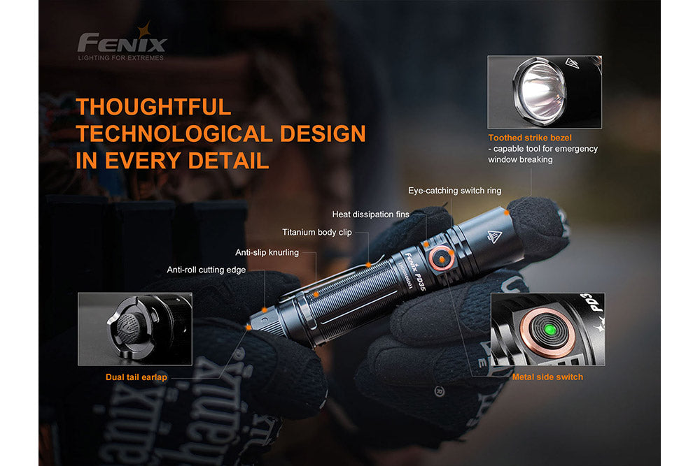 Fenix PD35 V3.0 Everyday Carry Flashlight - 1700 Lumens-5