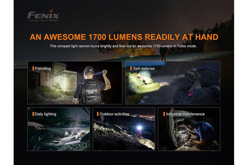 Fenix PD35 V3.0 Everyday Carry Flashlight - 1700 Lumens-8
