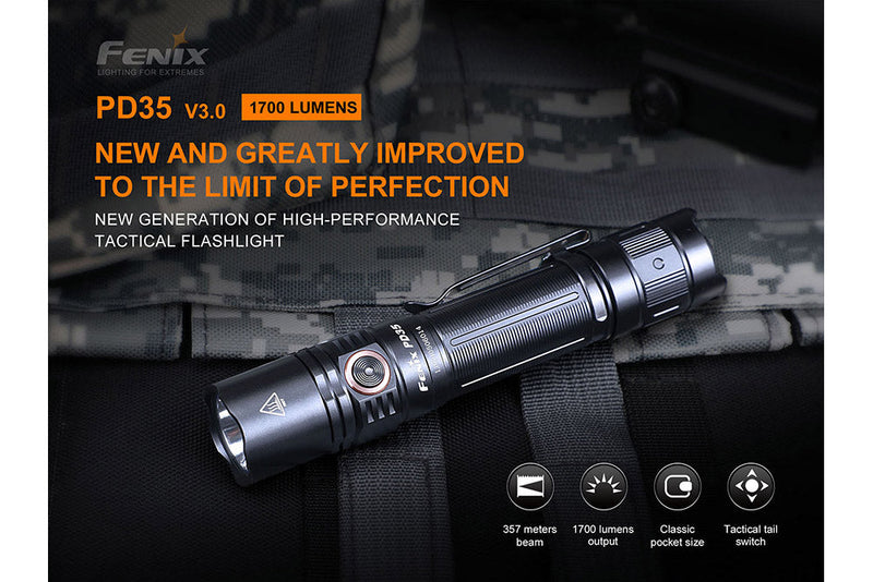 Fenix PD35 V3.0 Everyday Carry Flashlight - 1700 Lumens-6