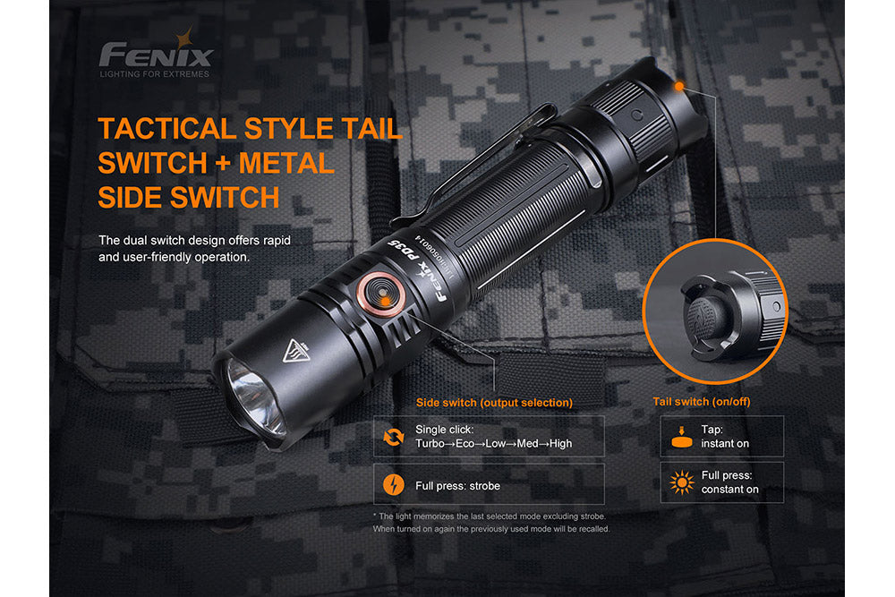 Fenix PD35 V3.0 Everyday Carry Flashlight - 1700 Lumens-12