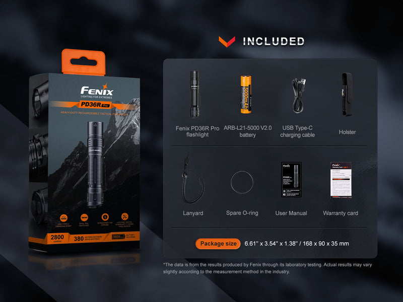 Fenix PD36R Pro 2800 Lumen Flashlight-17