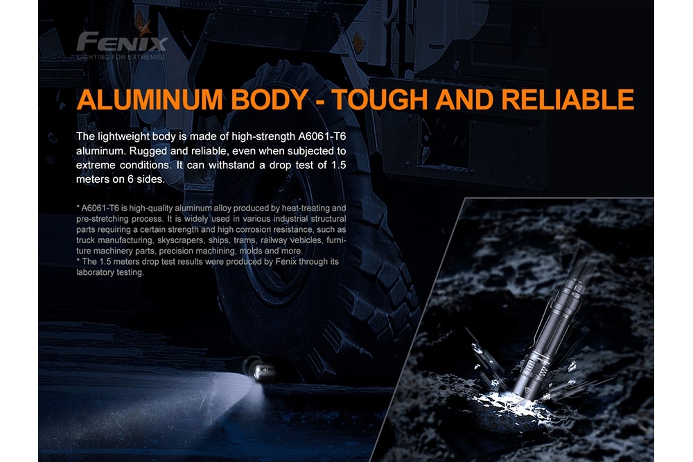 Fenix PD36 TAC Tactical Flashlight - 3000 Lumens-5