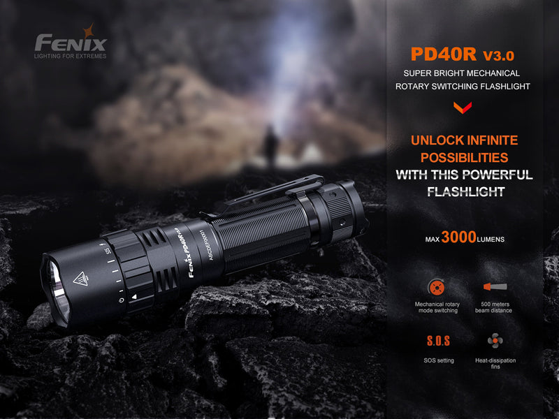 Fenix PD40R V3 Rechargeable Flashlight-3