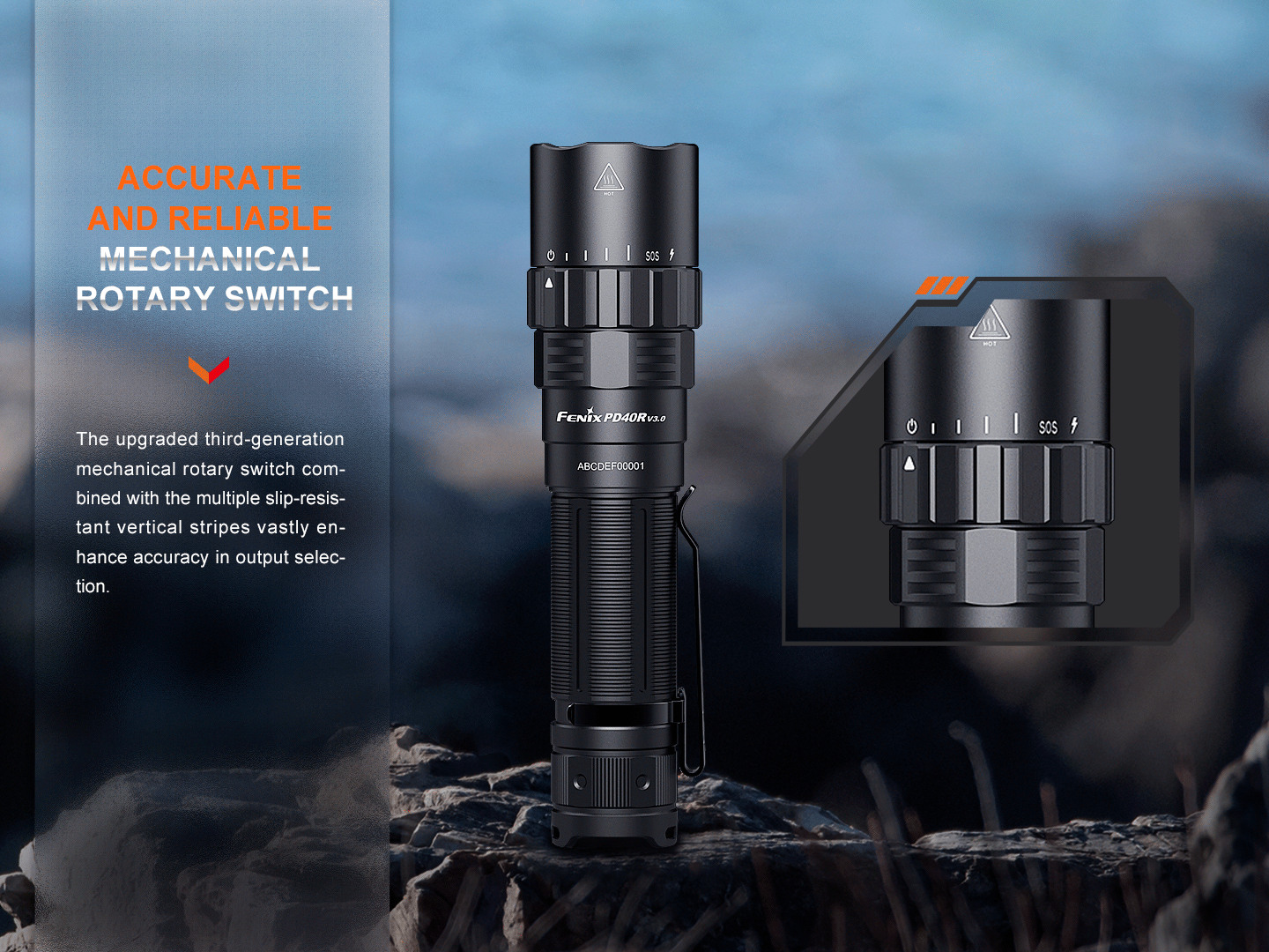 Fenix PD40R V3 Rechargeable Flashlight-4