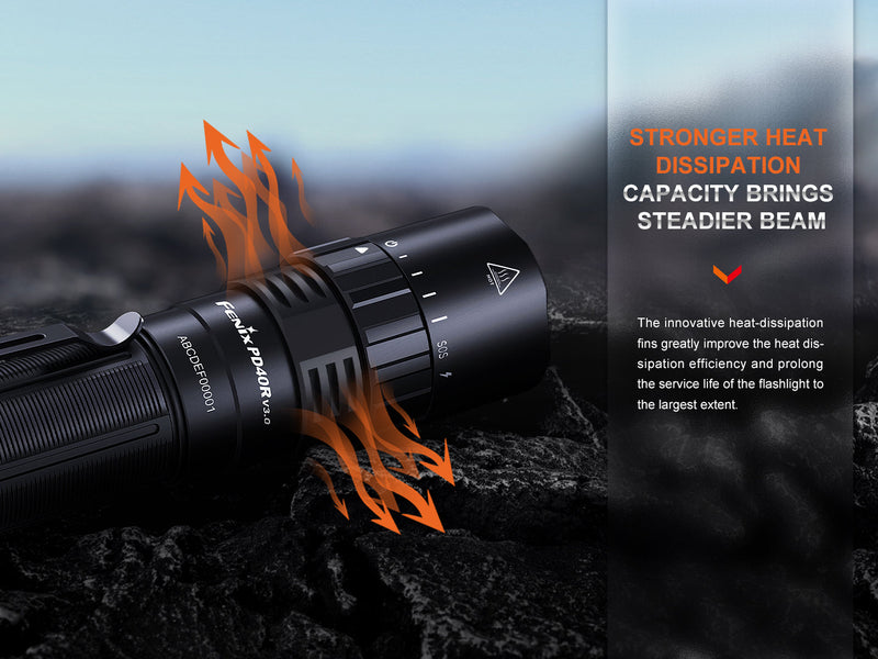 Fenix PD40R V3 Rechargeable Flashlight-11
